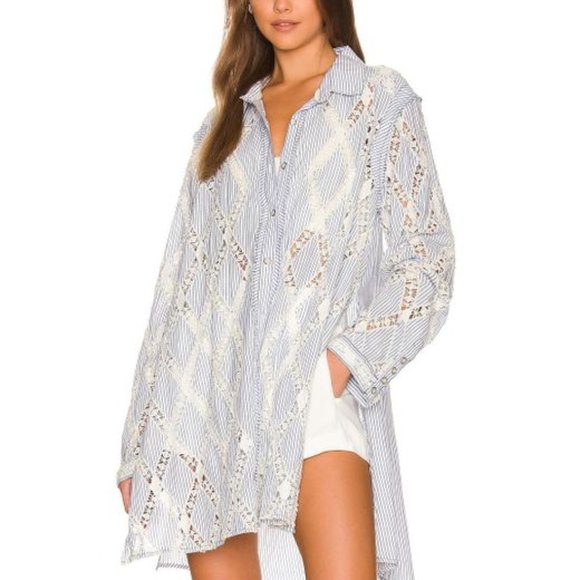 Free People Maldives Stripes Top - Picture 2 of 8